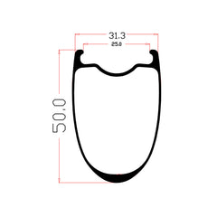 700C G25 그래블 휠 DT 스위스 허브 장착