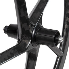 20インチ 451 5スポーク カーボンホイール 自転車ホイールセット 折りたたみホイールセット - ICANホイールジャパン