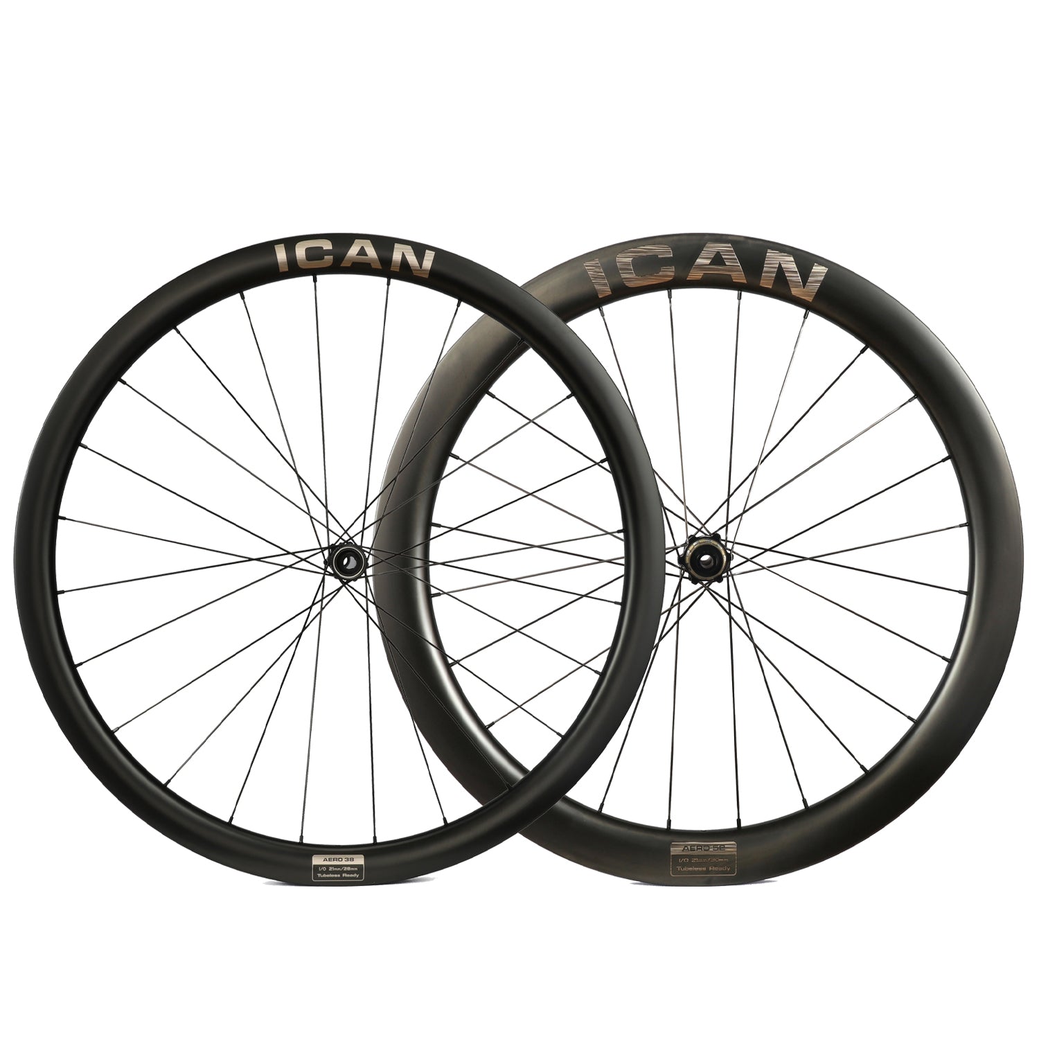 AERO 38/52 WD Disc 와이드 림 로드 카본 휠 「내폭 21 mm」 