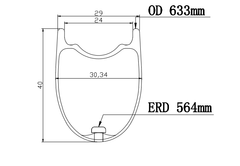 700C G24グラベルホイールDTスイスハブ搭載